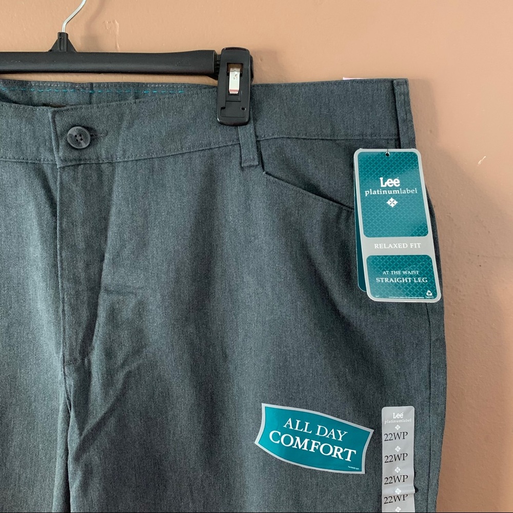 New Heather Grey Straught Leg Pants from Lee
